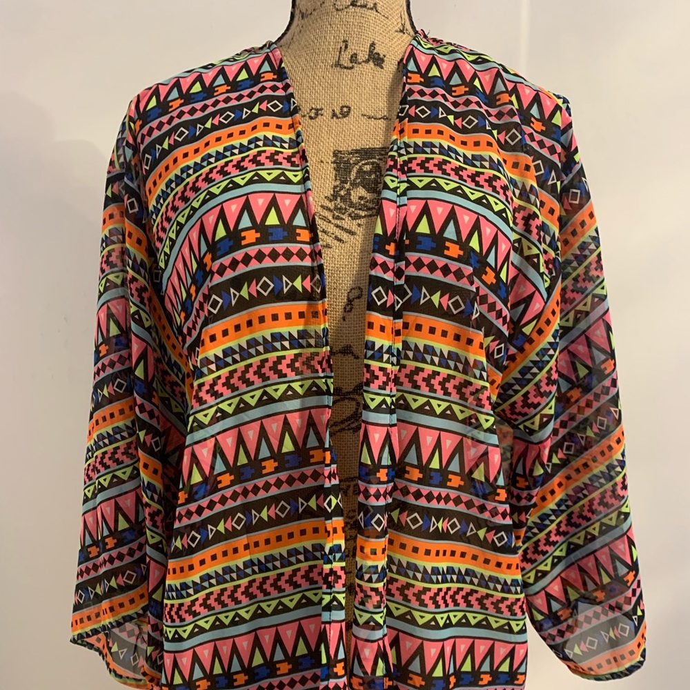 Cute colorful bathing suit cover up